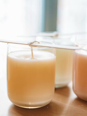 Making Candles in Close Up